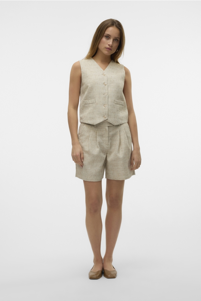 VMMAJ MW LONG SHORTS 10327336 Oatmeal/MELANGE